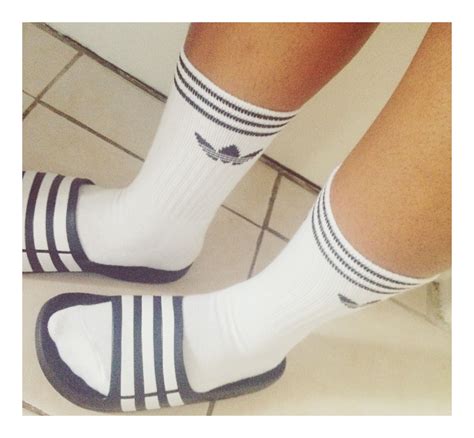 cheap adidas slides for soccer|Adidas slides with socks style.